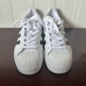 Big kids US size 4 1/2 Adidas Superstar sneakers